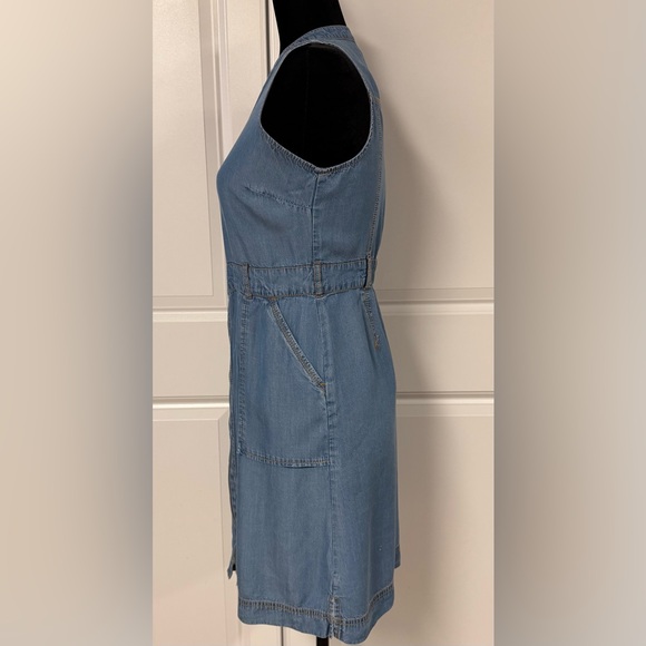 INC. Denim Zip Front Mini Dress - Picture 2 of 6